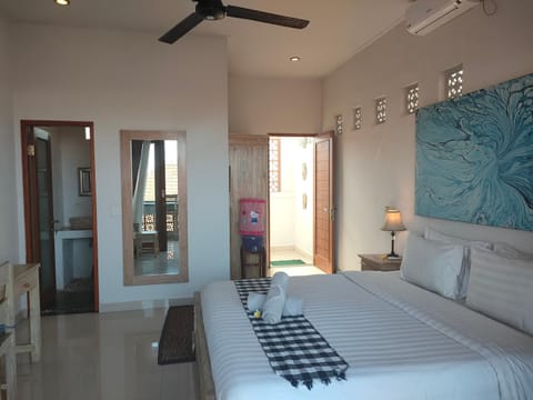 Bed, Bedroom, air conditioner