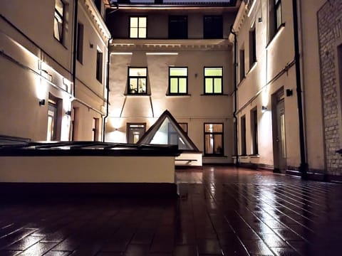 Property building, Patio, Night, View (from property/room), On site, Area and facilities