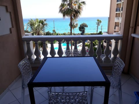 Patio, Pool view, Sea view