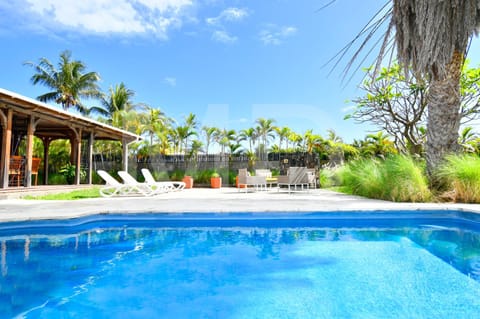 Pool view, sunbed