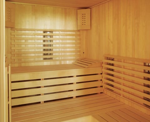 Sauna, Spa and wellness centre/facilities, Decorative detail, Decorative detail, Seating area