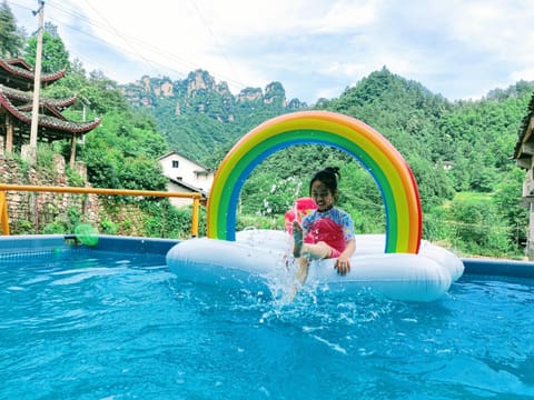 Aqua park, Swimming pool, children