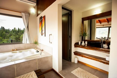 Hot Tub, Bathroom, Photo of the whole room, Bedroom