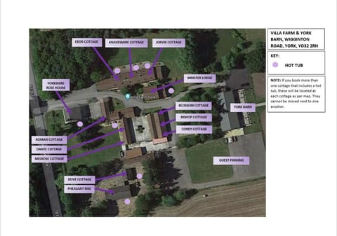 Bird's eye view, On site