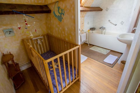 Shower, Toilet, Bathroom, Bedroom, cot