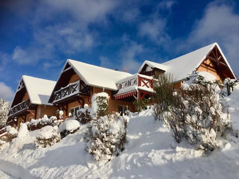 Property building, Facade/entrance, Winter, Garden view, Street view