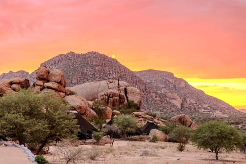 Natural landscape, View (from property/room), Guests, Sunset