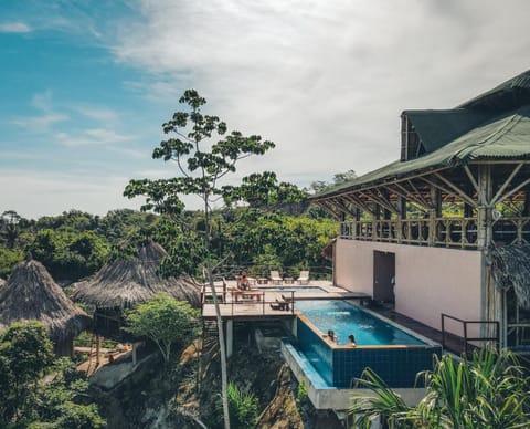 Property building, Pool view, Swimming pool