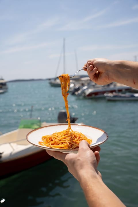 Day, Natural landscape, View (from property/room), Food and drinks, Food, Sea view, Lunch, Dinner