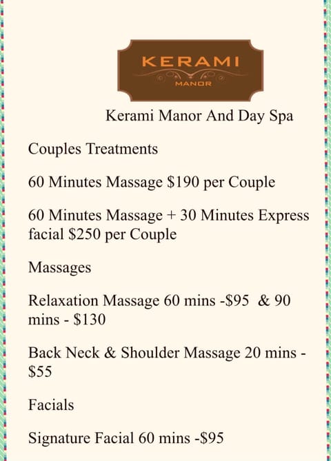 Kerami Manor & Day Spa Bed and Breakfast in Marysville