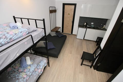 Photo of the whole room, bunk bed