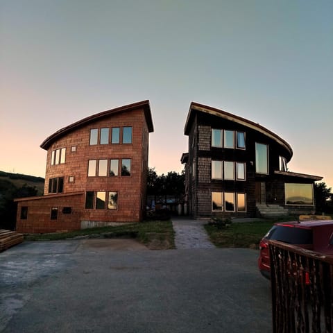 Property building, Facade/entrance, Summer, Sunset