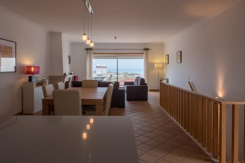 Living room, Dining area, Sea view