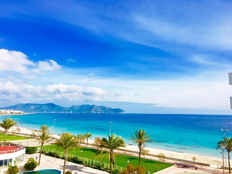 Bird's eye view, Balcony/Terrace, Beach, Sea view