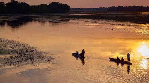 Canoeing, On site, Sunset