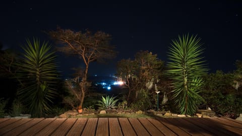 Night, Winter, Balcony/Terrace, On site, Garden view