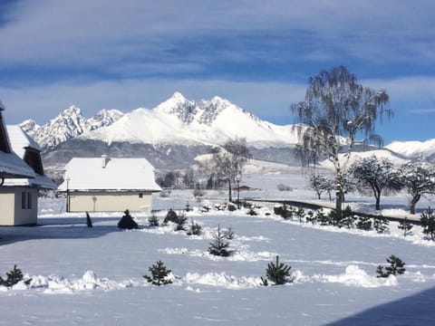 Property building, Natural landscape, Winter, Mountain view