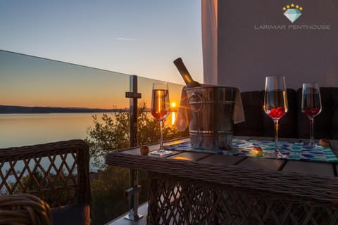 Balcony/Terrace, Sea view, Sunset