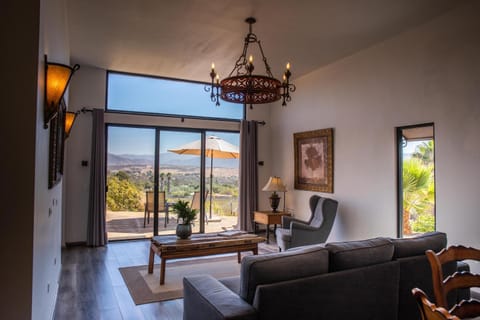 Natural landscape, Living room, Seating area, Mountain view