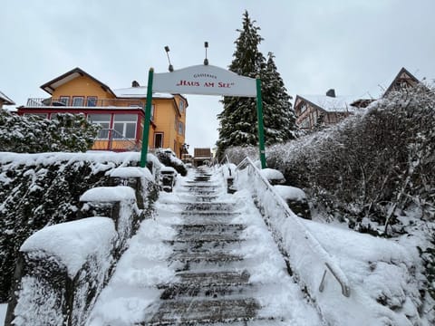 Property building, Day, Winter