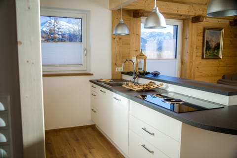 Coffee/tea facilities, Kitchen or kitchenette, Photo of the whole room, Garden view, Mountain view