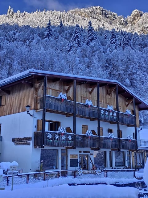 Property building, Natural landscape, Winter