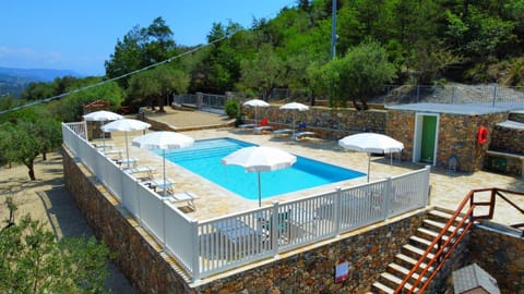 Natural landscape, Pool view, Swimming pool, sunbed
