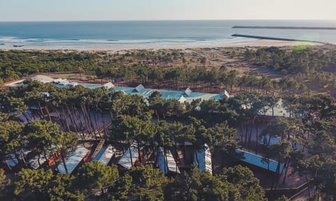 Property building, Natural landscape, Bird's eye view, Beach