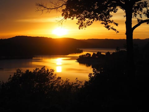 Lake view, Sunset