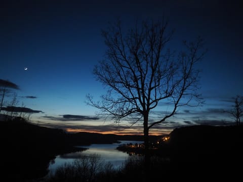 Lake view, Sunset