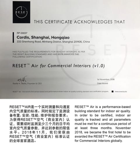 Cordis Shanghai Hongqiao (Langham Hospitality Group) Hotel in Shanghai