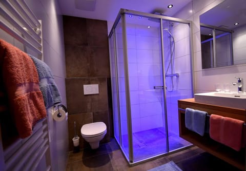 Shower, Toilet, Bathroom, towels