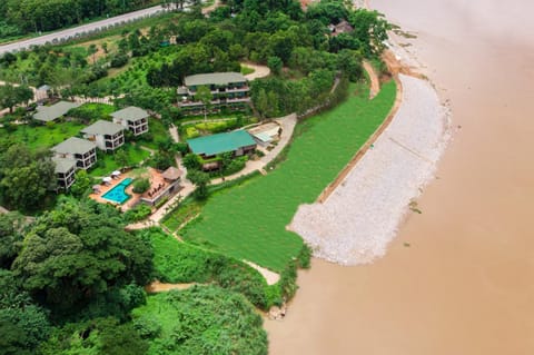 Natural landscape, River view, Swimming pool