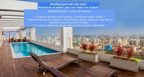 ALU Apartments - Limit with Miraflores Panoramic City View Condo in San Isidro