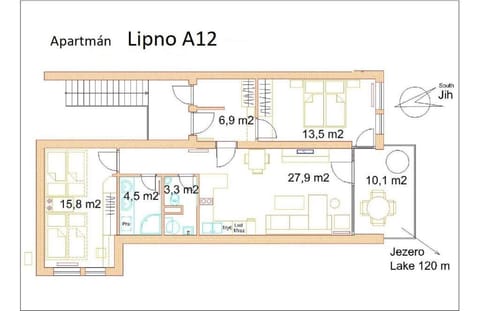 Apartmán Lipno A12 Condo in Lipno nad Vltavou
