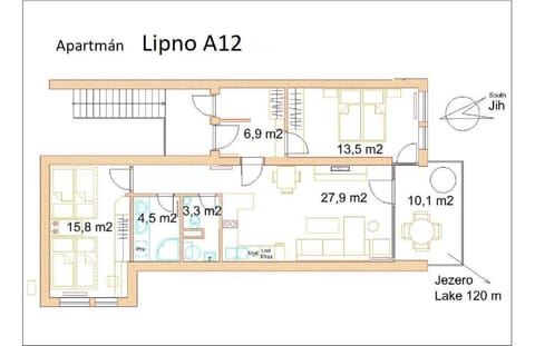 Apartmán Lipno A12 Apartment in Lipno nad Vltavou