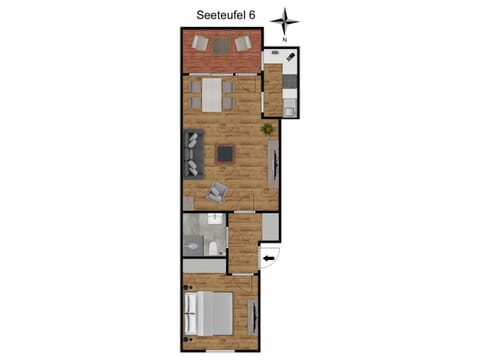 Apartment Seeteufel Condominio in Büsum