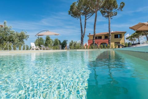 Natural landscape, Swimming pool, sunbed