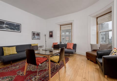 Living room, Seating area, City view