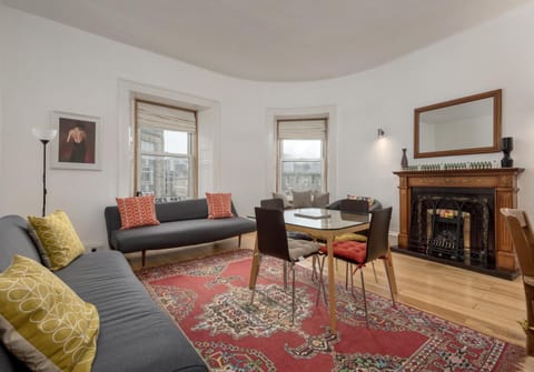 Living room, Seating area, City view