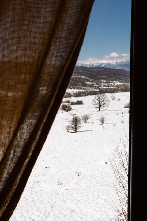 Natural landscape, Winter, Mountain view