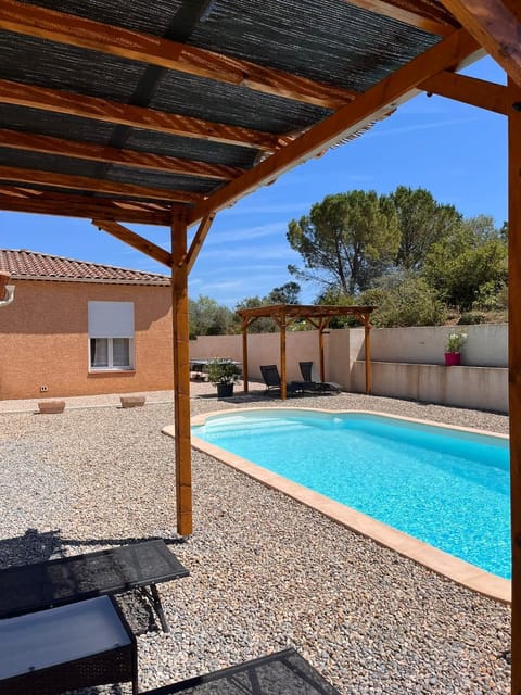 Patio, Pool view