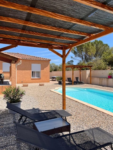 Pool view, sunbed