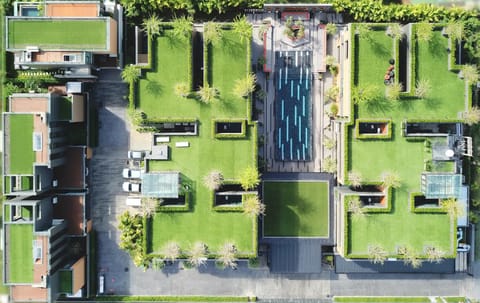 Bird's eye view, Garden