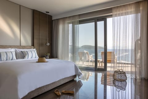 Bed, Photo of the whole room, Bedroom, Sea view