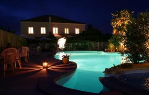 Night, Swimming pool, Swimming pool