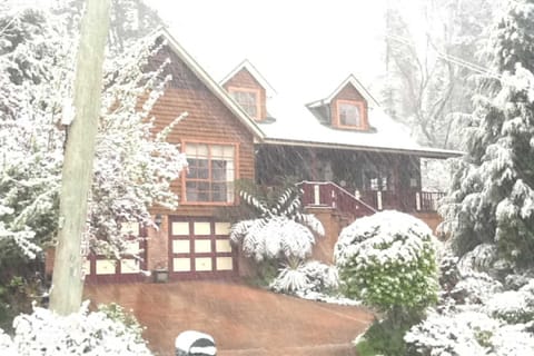 Facade/entrance, Winter, On site