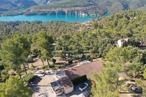 Natural landscape, Bird's eye view, Lake view, Mountain view