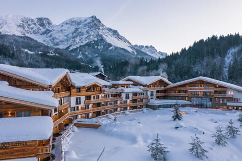 Property building, Natural landscape, Winter, Mountain view