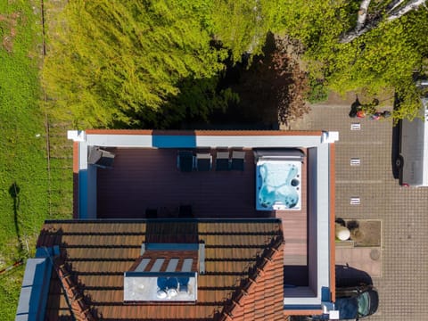 Property building, Spring, Day, Bird's eye view